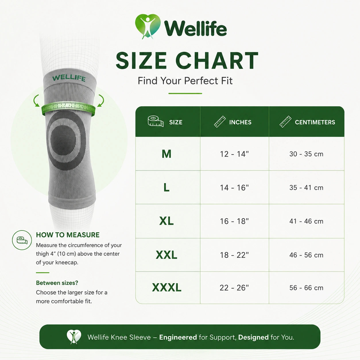 Wellife Infra knee sleeve