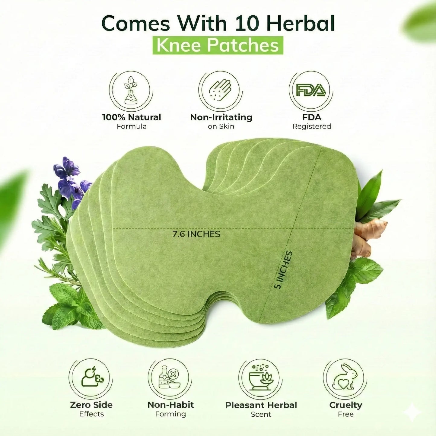 Wellife Herbal Warming Knee Patches