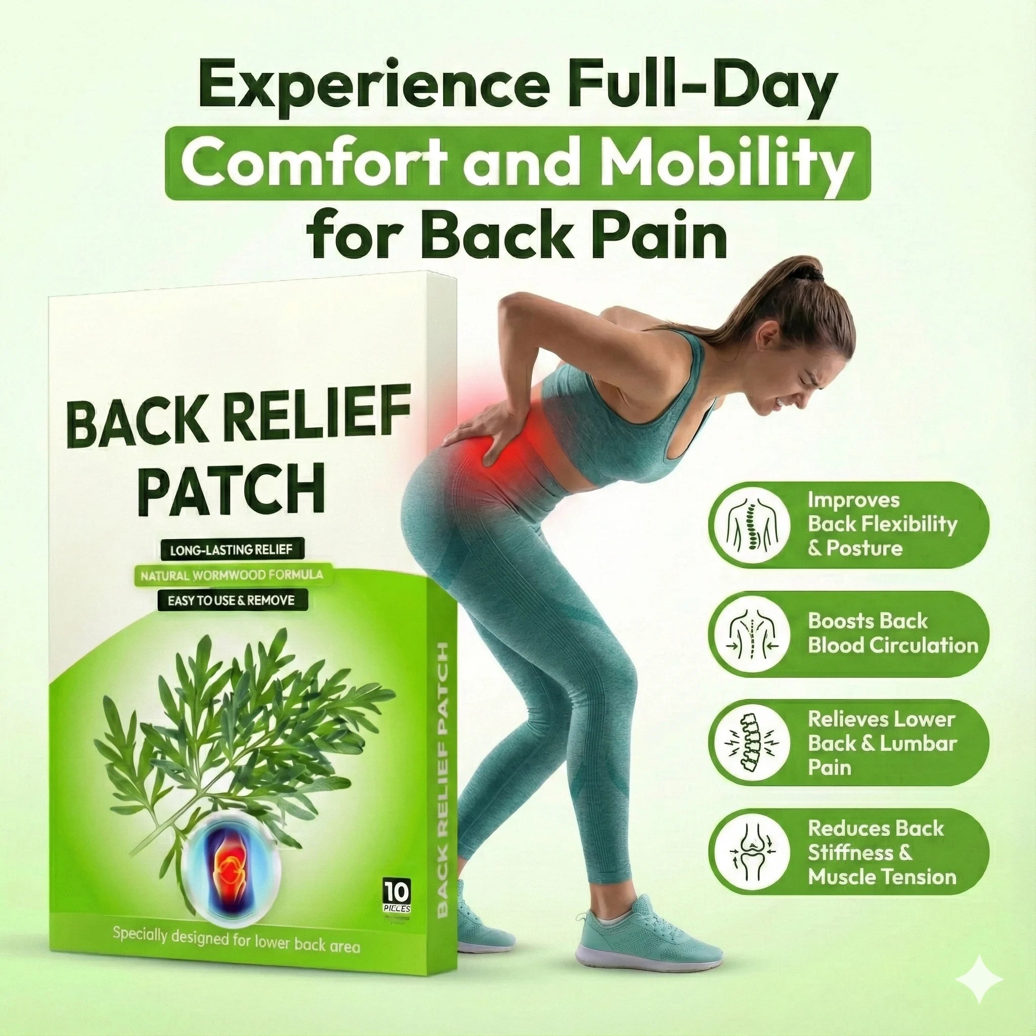 Wellife Back Relief Patches